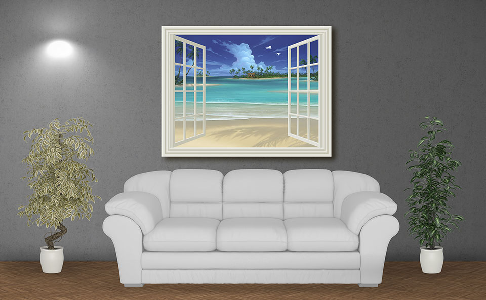 Seascape Painting "Summer Breeze" 