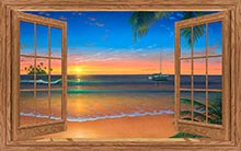 Beach Painting of Paradise