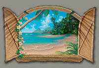 Seascape Painting of Paradise