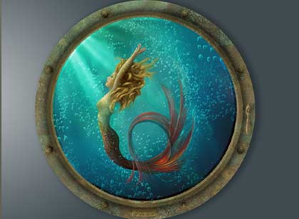 Sea Goddess Mermaid Painting